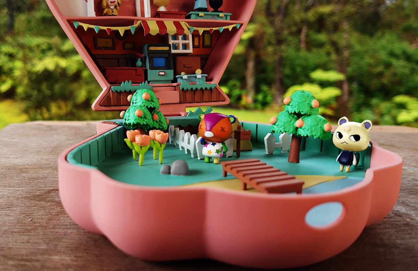 Animal Crossing Polly Pocket inspired Tiny Village Pals Clamshell